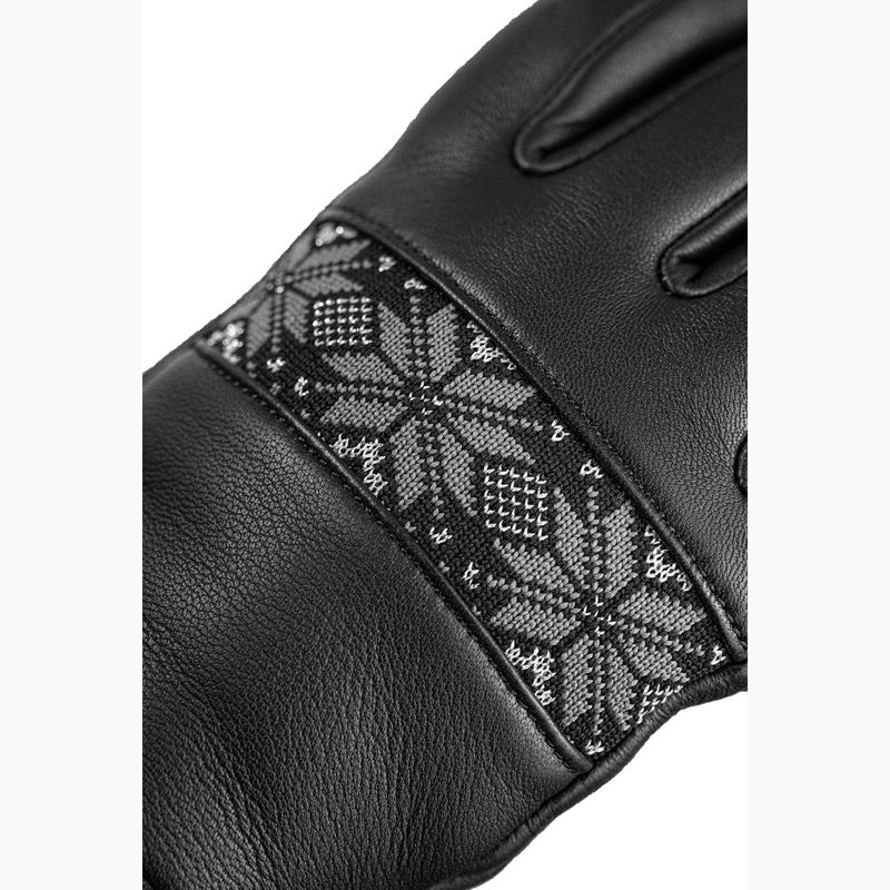 Dámske lyžiarske rukavice Reusch Charlize R-Tex XT black/steel gray/silver 5