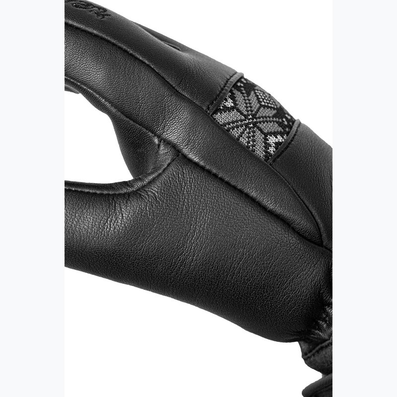 Dámske lyžiarske rukavice Reusch Charlize R-Tex XT black/steel gray/silver 7