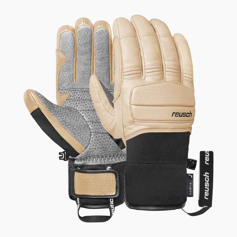 Lyžiarske rukavice Reusch Alpine Heritage tan / black