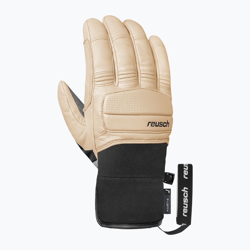 Lyžiarske rukavice Reusch Alpine Heritage tan / black 2