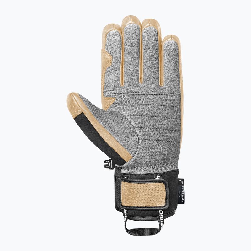 Lyžiarske rukavice Reusch Alpine Heritage tan / black 3