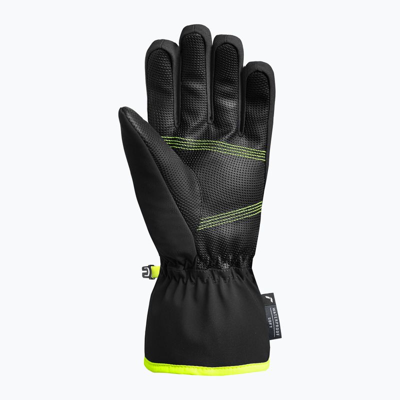 Detské lyžiarske rukavice Reusch Wonder R-TEX® XT Junior blck/bril blu/safety yell 3