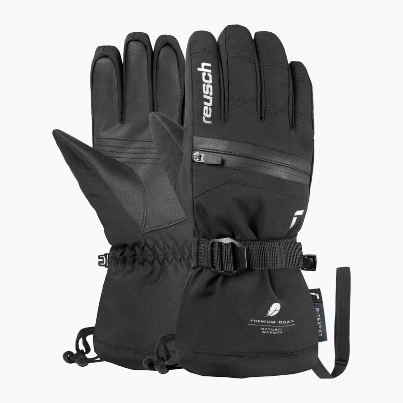 Detské lyžiarske rukavice Reusch Lan R-Tex XT black/silver