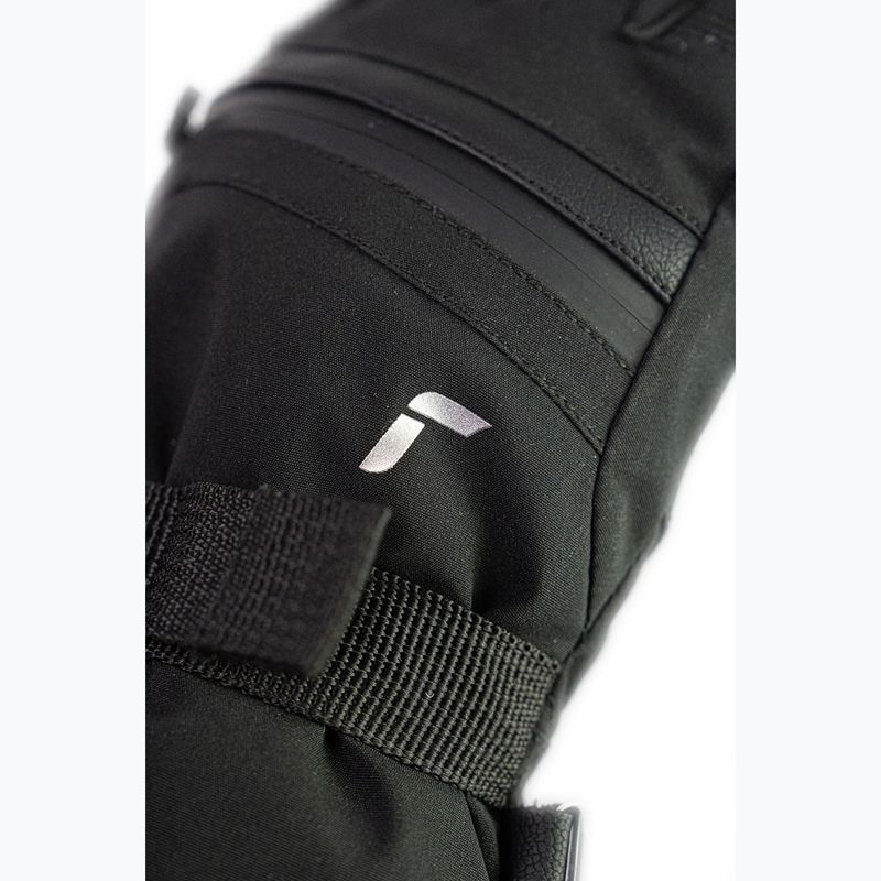 Detské lyžiarske rukavice Reusch Lan R-Tex XT black/silver 6