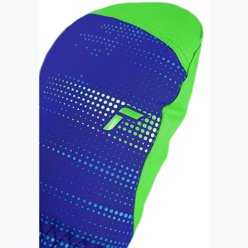 Detské lyžiarske rukavice Reusch Maxi R-Tex XT Mitten surf the web/green gecko 4