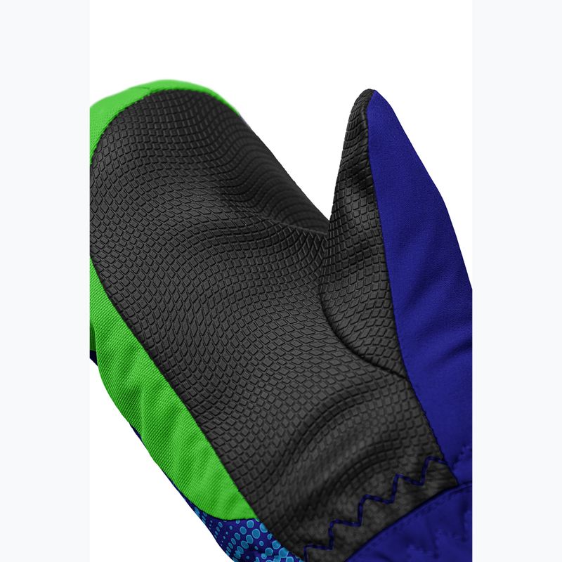 Detské lyžiarske rukavice Reusch Maxi R-Tex XT Mitten surf the web/green gecko 5