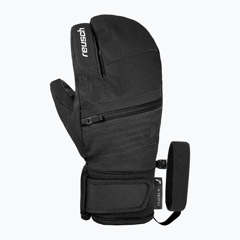 Detské lyžiarske rukavice Reusch Leo R-Tex XT Lobster black/white 2