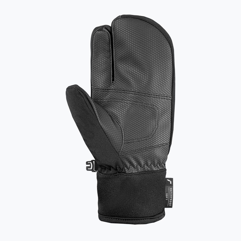 Detské lyžiarske rukavice Reusch Leo R-Tex XT Lobster black/white 3