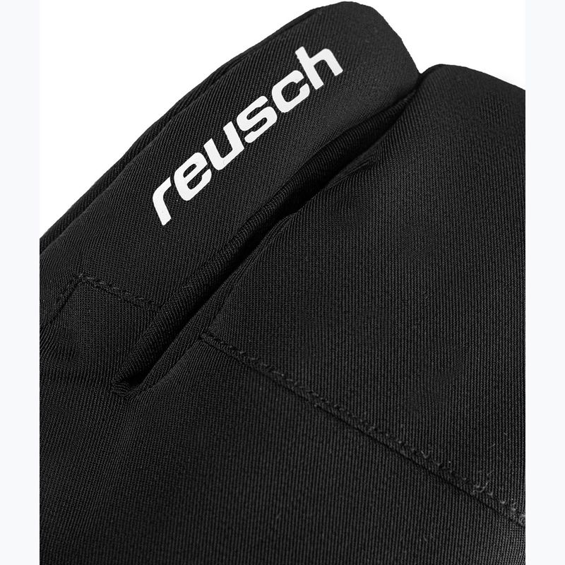 Detské lyžiarske rukavice Reusch Leo R-Tex XT Lobster black/white 4
