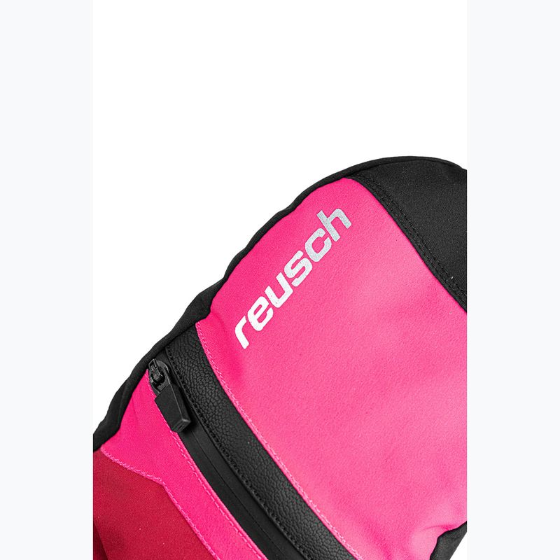 Detské lyžiarske rukavice Reusch Lan R-Tex XT Mitten cerise/pink glo 4