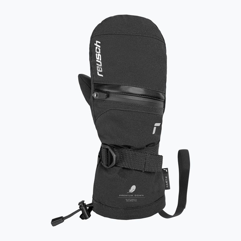 Detské lyžiarske rukavice Reusch Lan R-Tex XT Mitten black/silver 2