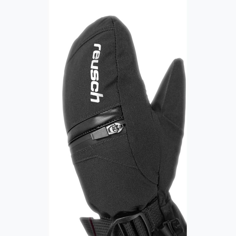 Detské lyžiarske rukavice Reusch Lan R-Tex XT Mitten black/silver 4