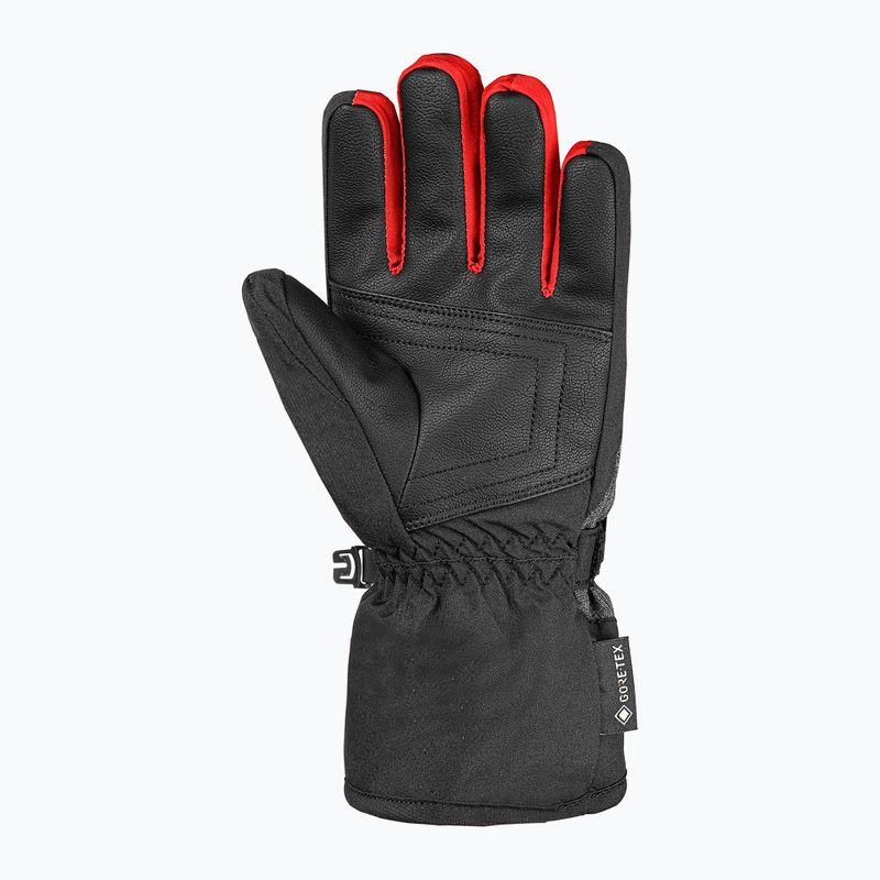 Detské lyžiarske rukavice Reusch Rocket GORE-TEX black/black melange/fire red 3