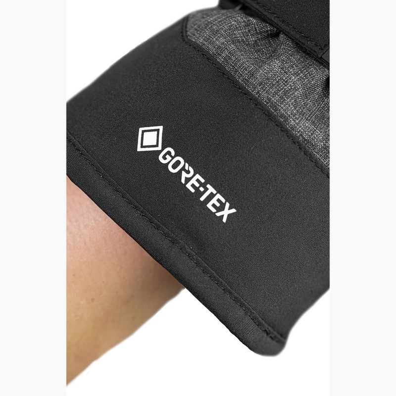 Detské lyžiarske rukavice Reusch Rocket GORE-TEX black/black melange/fire red 7