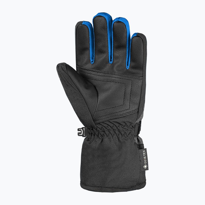 Detské lyžiarske rukavice Reusch Rocket GORE-TEX black/black melange/brilliant blue 3