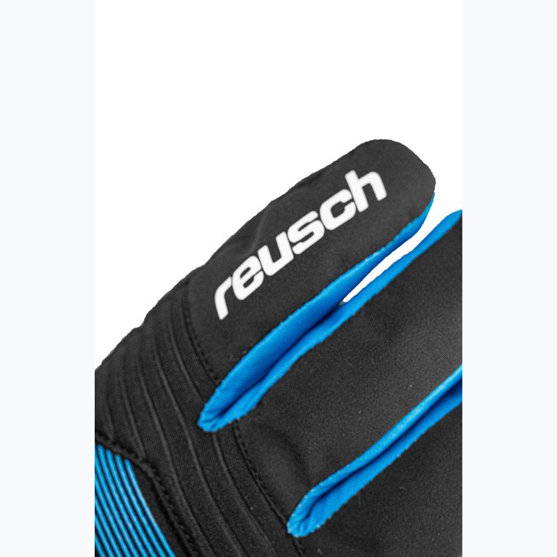 Detské lyžiarske rukavice Reusch Rocket GORE-TEX black/black melange/brilliant blue 4