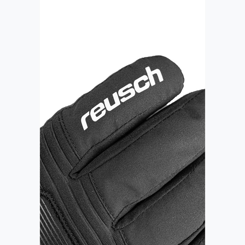 Detské lyžiarske rukavice Reusch Rocket GORE-TEX black/white 4