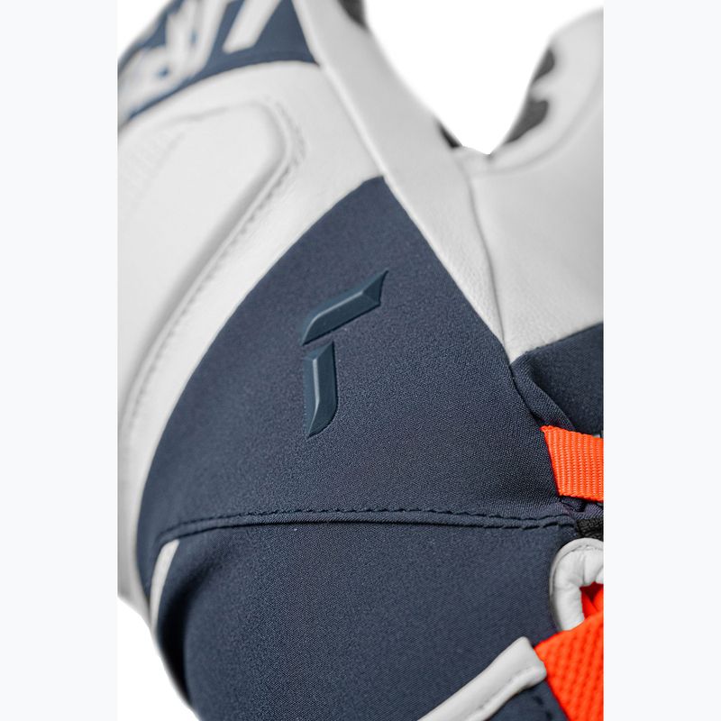 Lyžiarske rukavice Reusch Speed Project white/dress blue 4