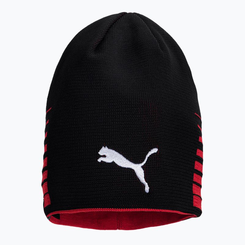 PUMA Liga Reversible Beanie futbalová čiapka červená/čierna 022357 01 2