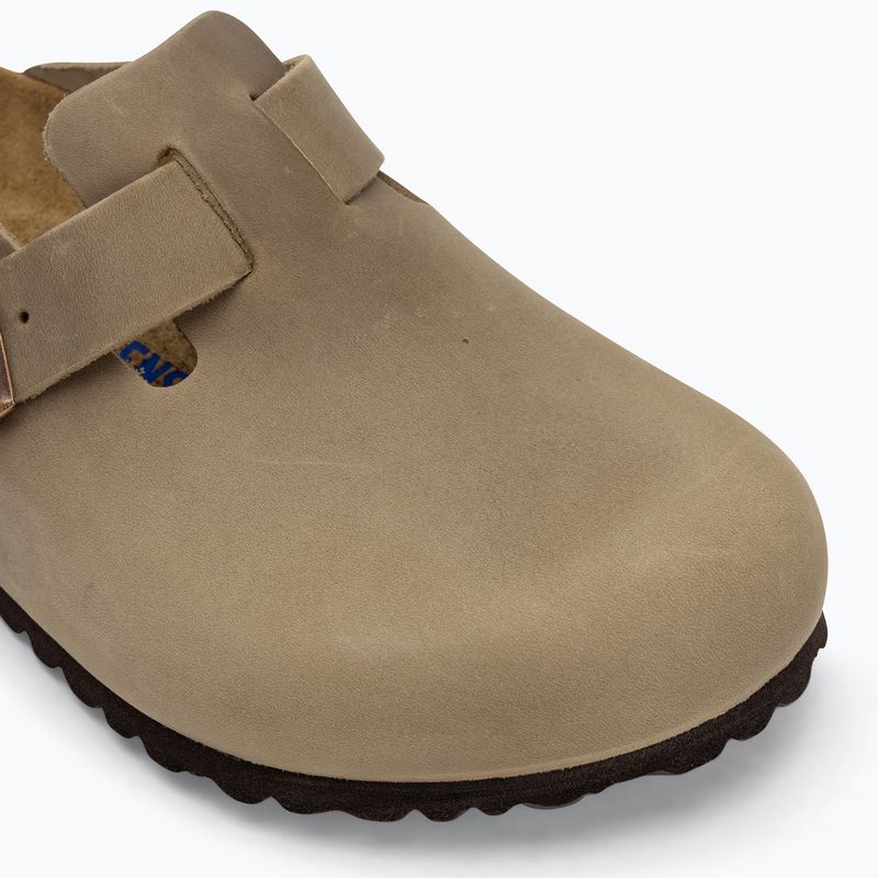 Nazúvaky BIRKENSTOCK Boston NL Regular smooth leather concrete gray 7