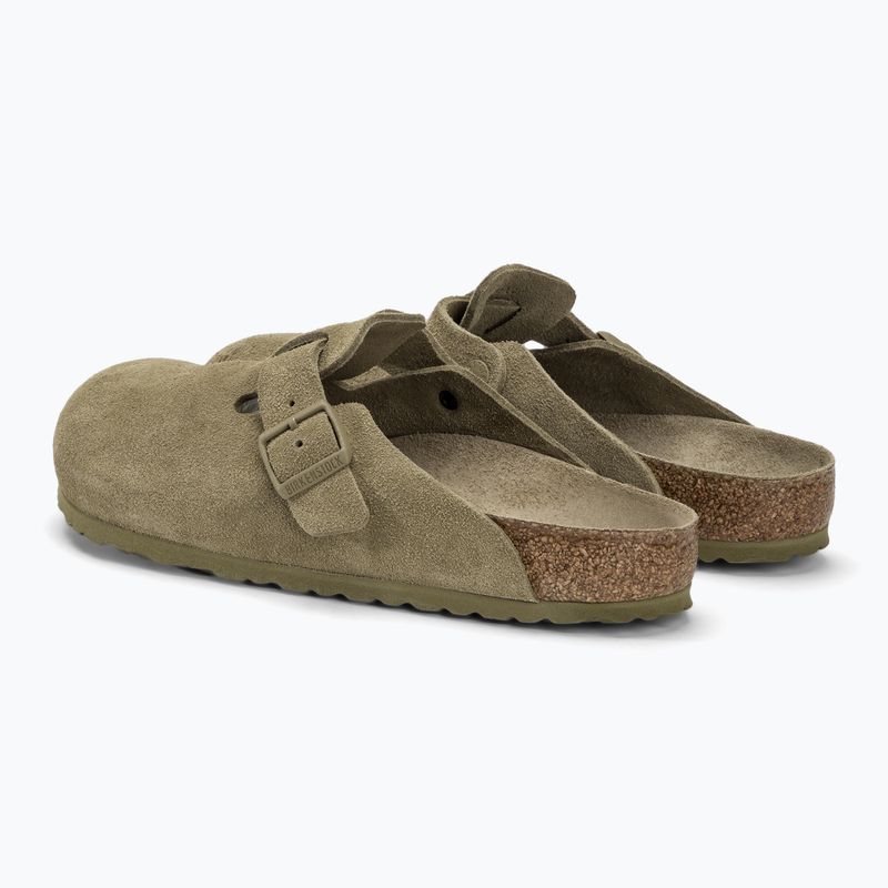 BIRKENSTOCK Boston SFB VL Regular faded khaki žabky 3