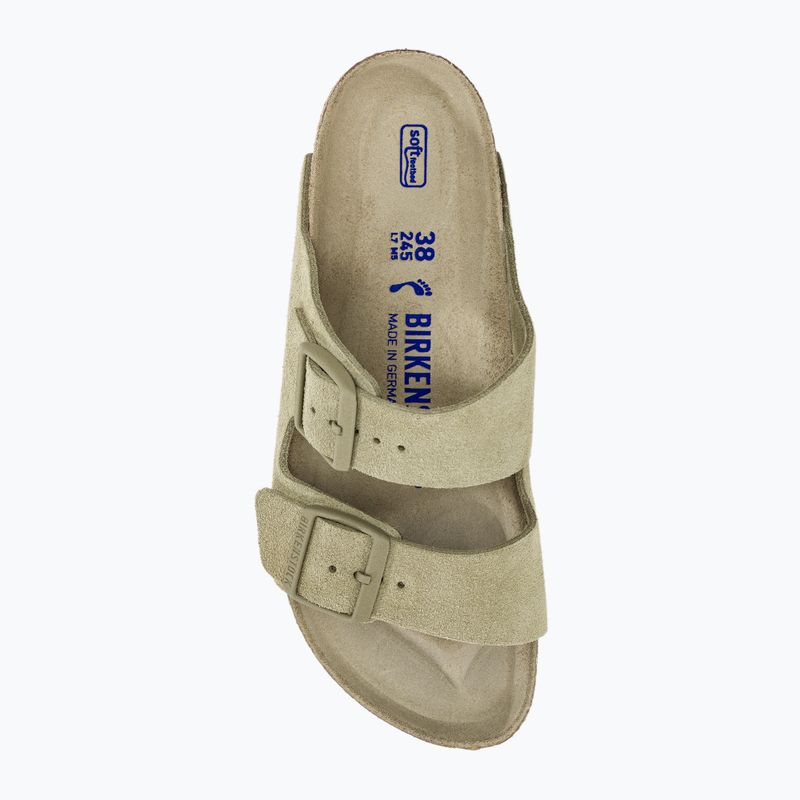 BIRKENSTOCK Arizona Suede Narrow faded khaki obuv 6