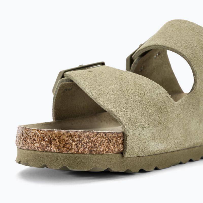 BIRKENSTOCK Arizona Suede Narrow faded khaki obuv 8