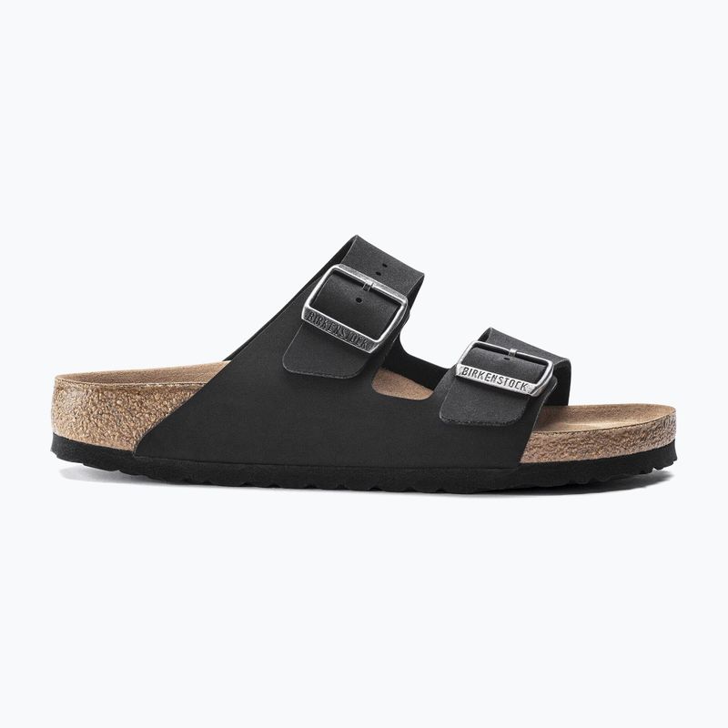 Šľapky BIRKENSTOCK Arizona Vegan Birkibuc Narrow black 2