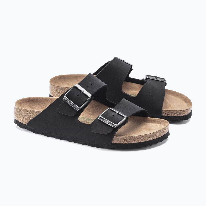 Šľapky BIRKENSTOCK Arizona Vegan Birkibuc Narrow black 3