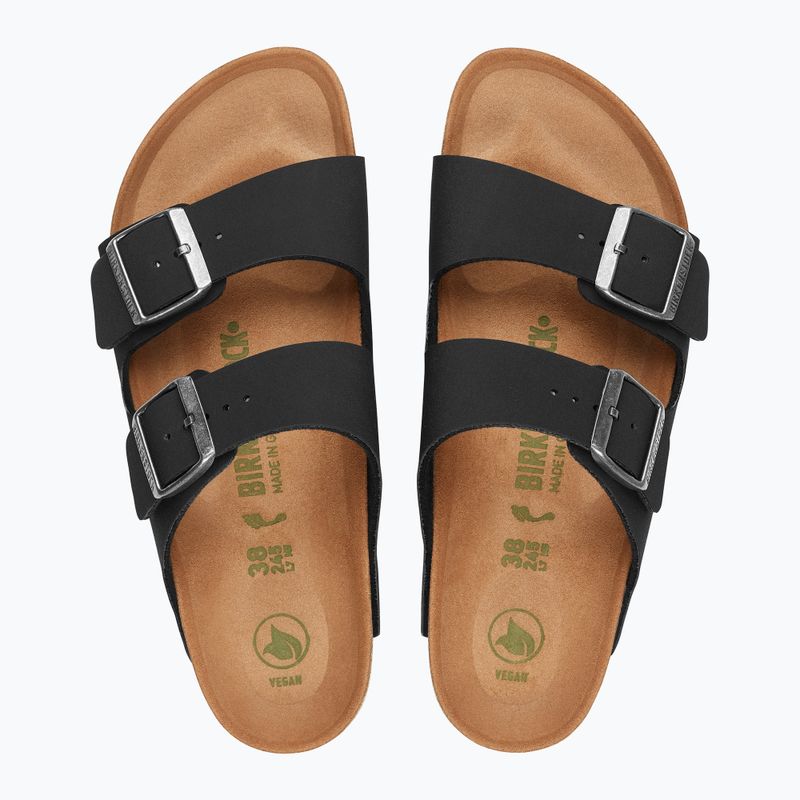 Šľapky BIRKENSTOCK Arizona Vegan Birkibuc black 3