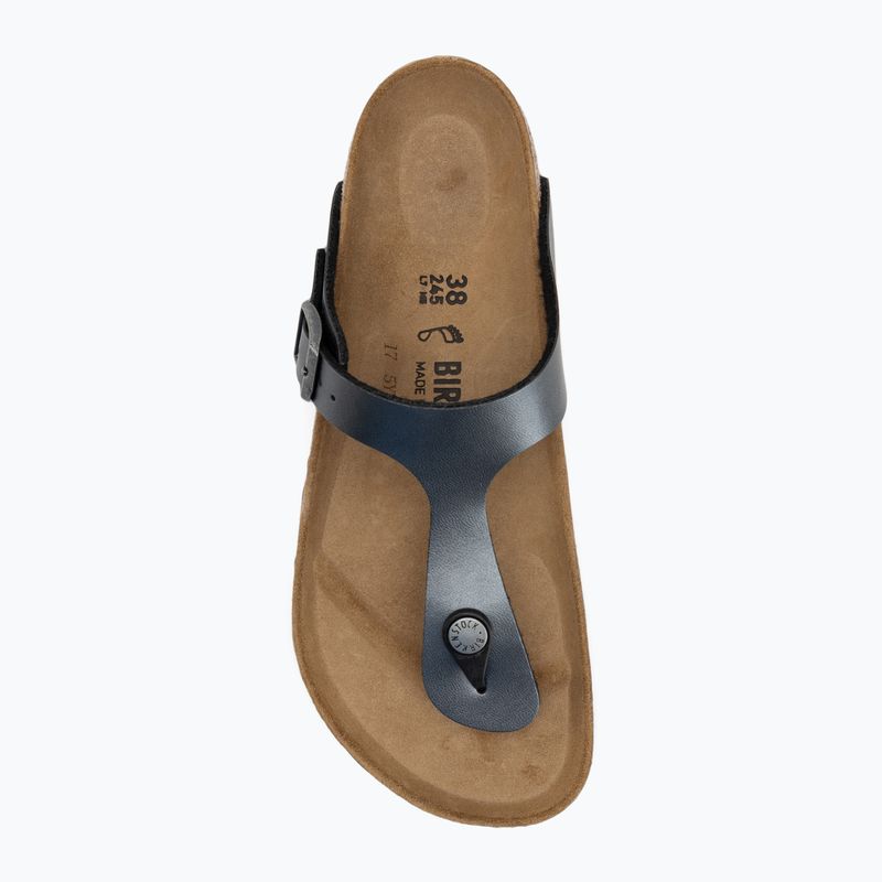 Dámske žabky BIRKENSTOCK Gizeh BF Regular metallic black 5