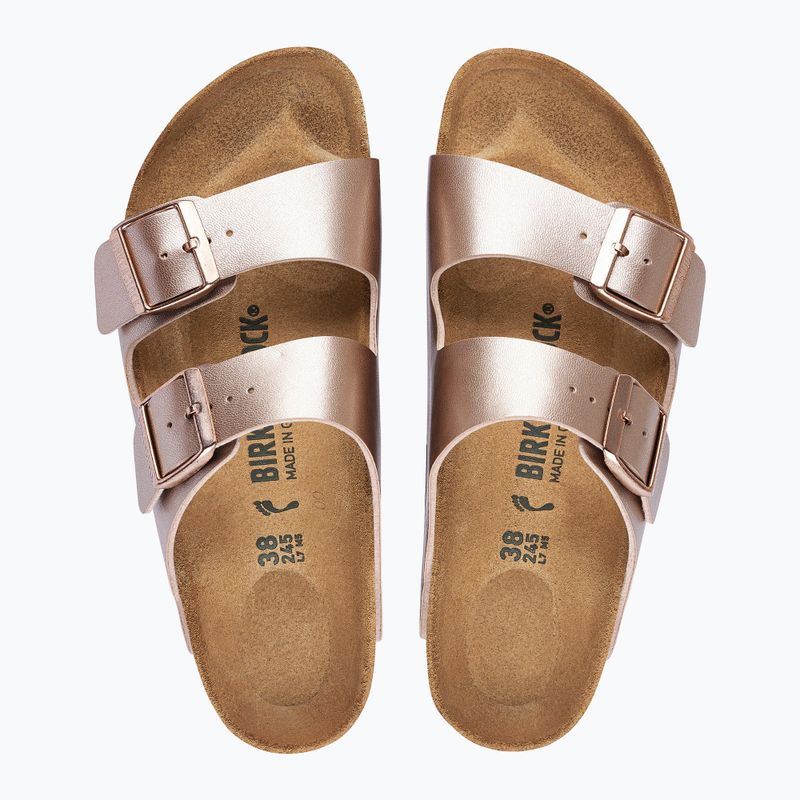 Dámske šľapky BIRKENSTOCK Arizona Birko-Flor Regular copper 3