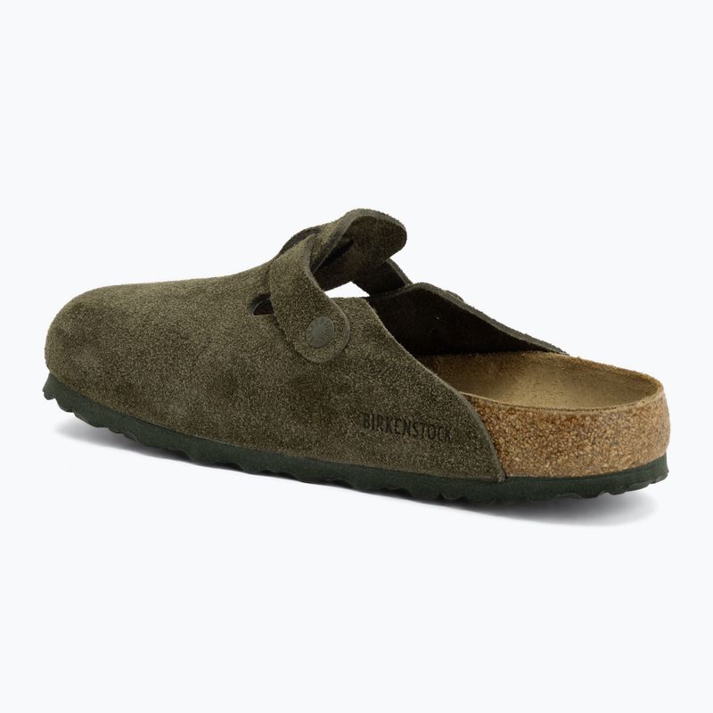 Šľapky BIRKENSTOCK Boston Suede Leather thyme 3