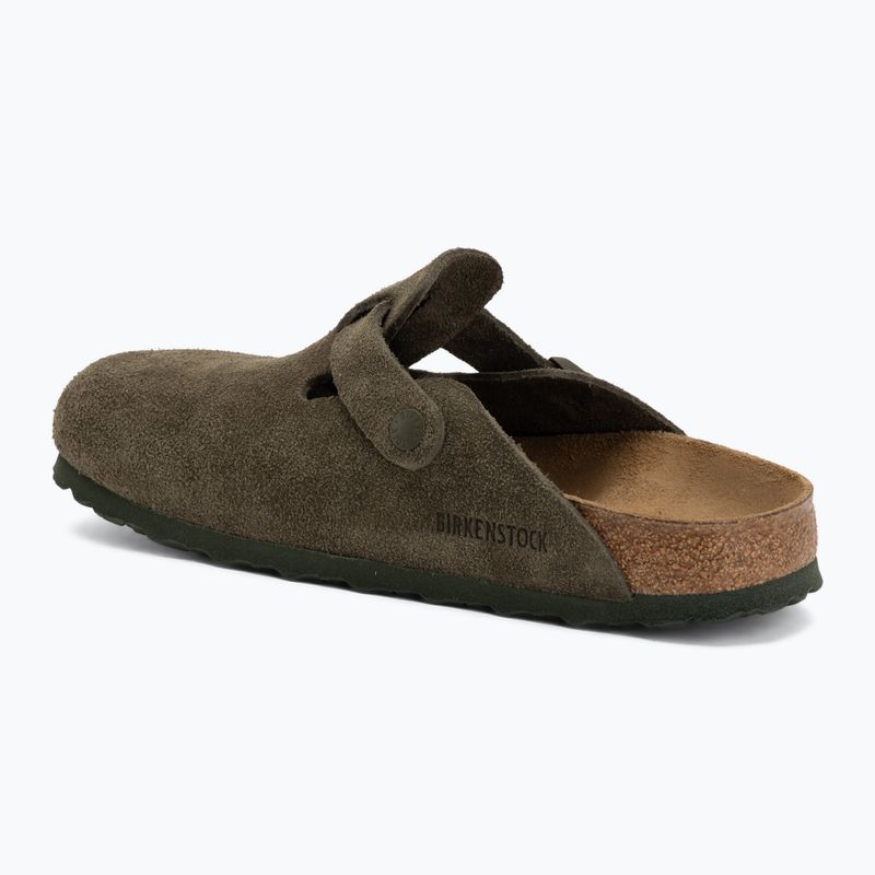 Šľapky BIRKENSTOCK Boston Suede Leather thyme 3