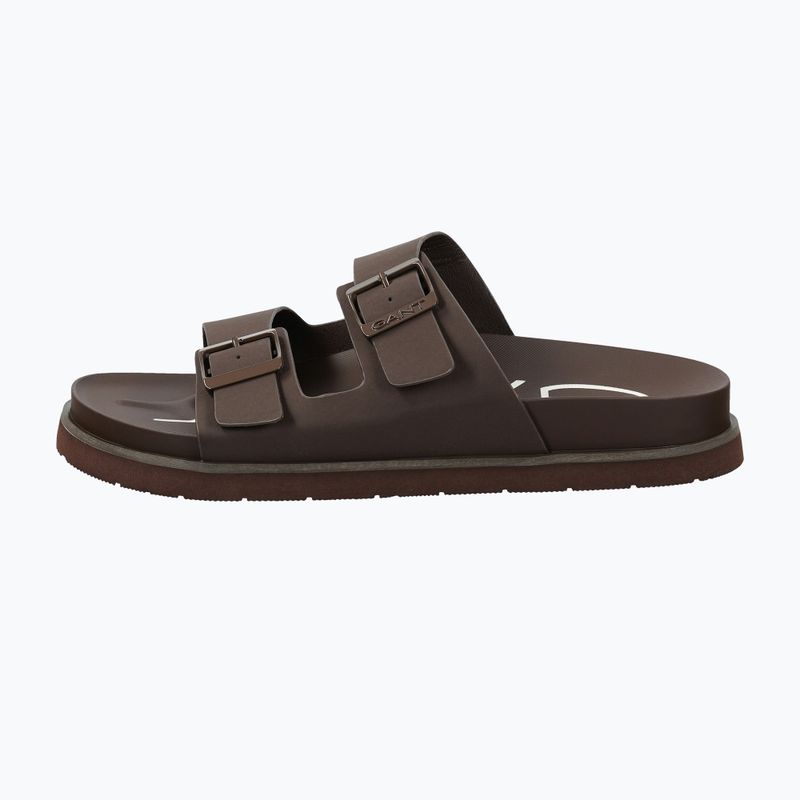Pánske šľapky GANT Palbuddy dark brown 2