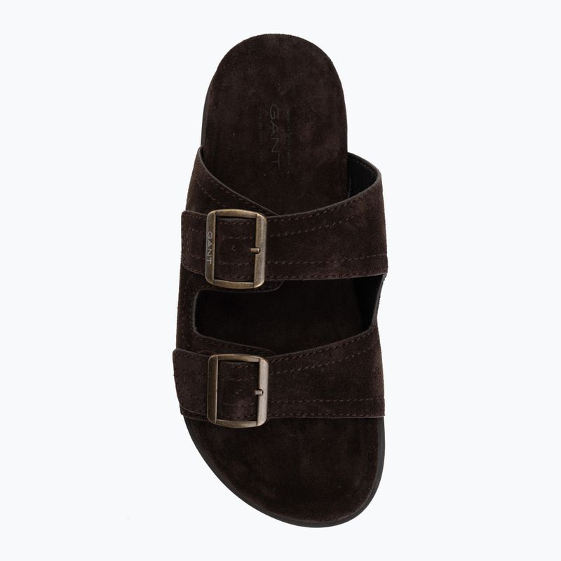 Pánske šľapky GANT Fairfo dark brown 5