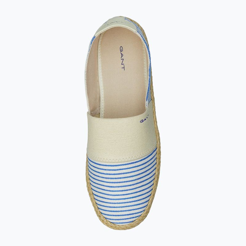 Dámske espadrilky GANT Raffiaville blue/cream 5