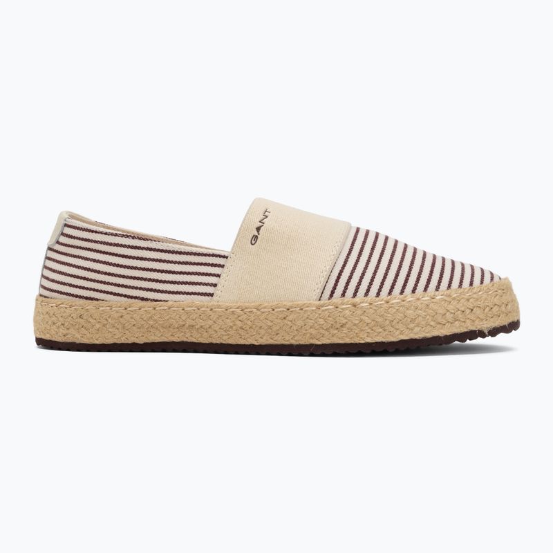 Dámske espadrilky GANT Raffiaville brown/cream 2