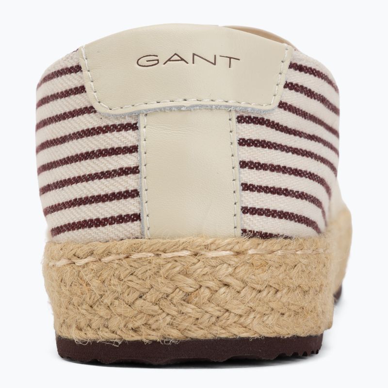 Dámske espadrilky GANT Raffiaville brown/cream 6