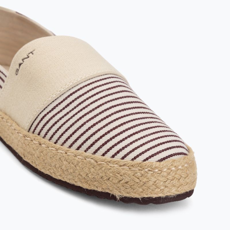 Dámske espadrilky GANT Raffiaville brown/cream 7