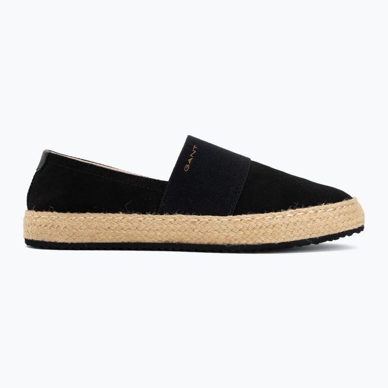 Dámske espadrilky GANT Raffiaville black 2