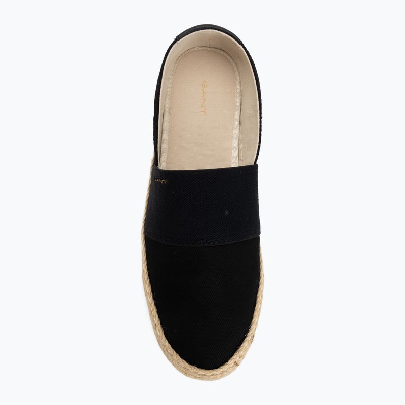 Dámske espadrilky GANT Raffiaville black 5
