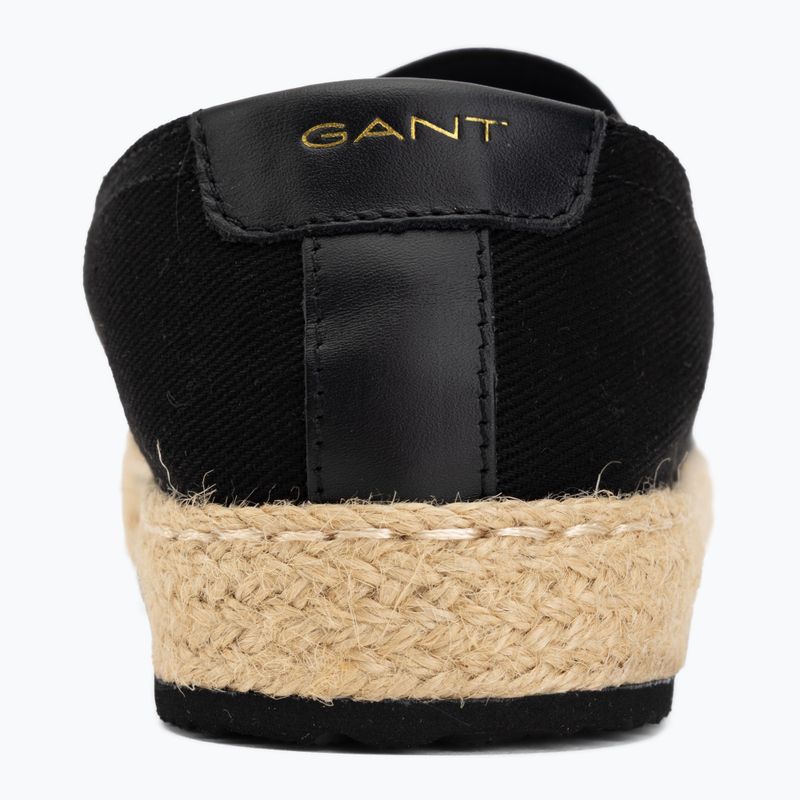 Dámske espadrilky GANT Raffiaville black 6