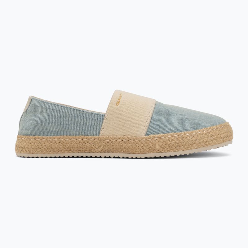 Dámske espadrilky GANT Raffiaville light blue/cream 2