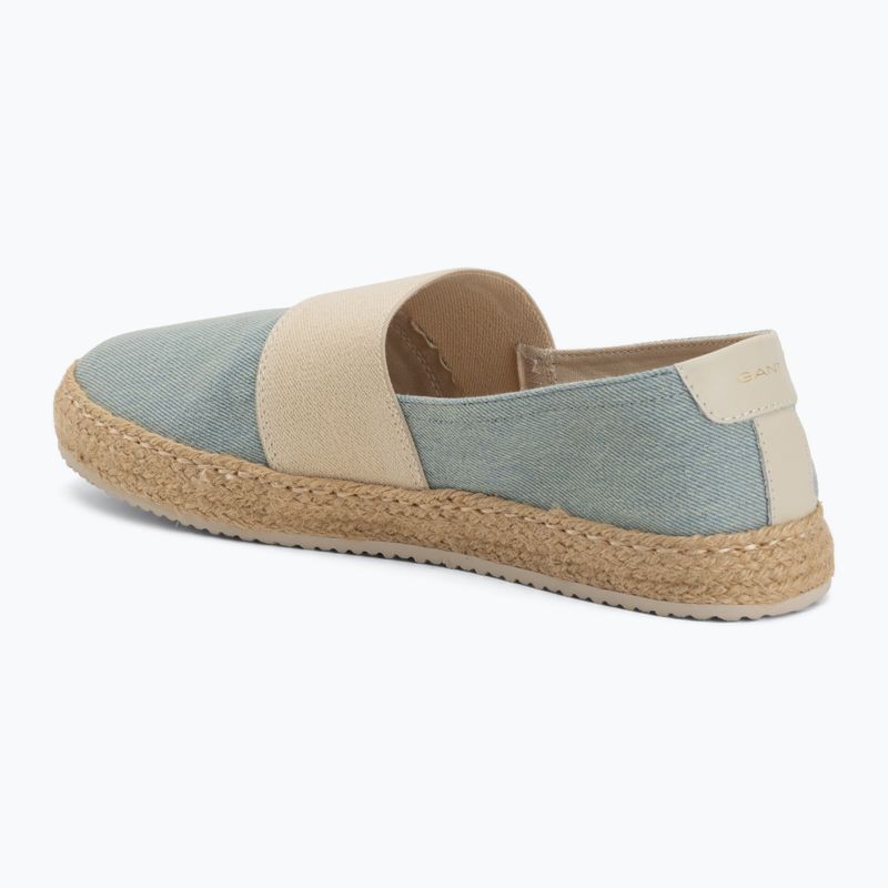 Dámske espadrilky GANT Raffiaville light blue/cream 3