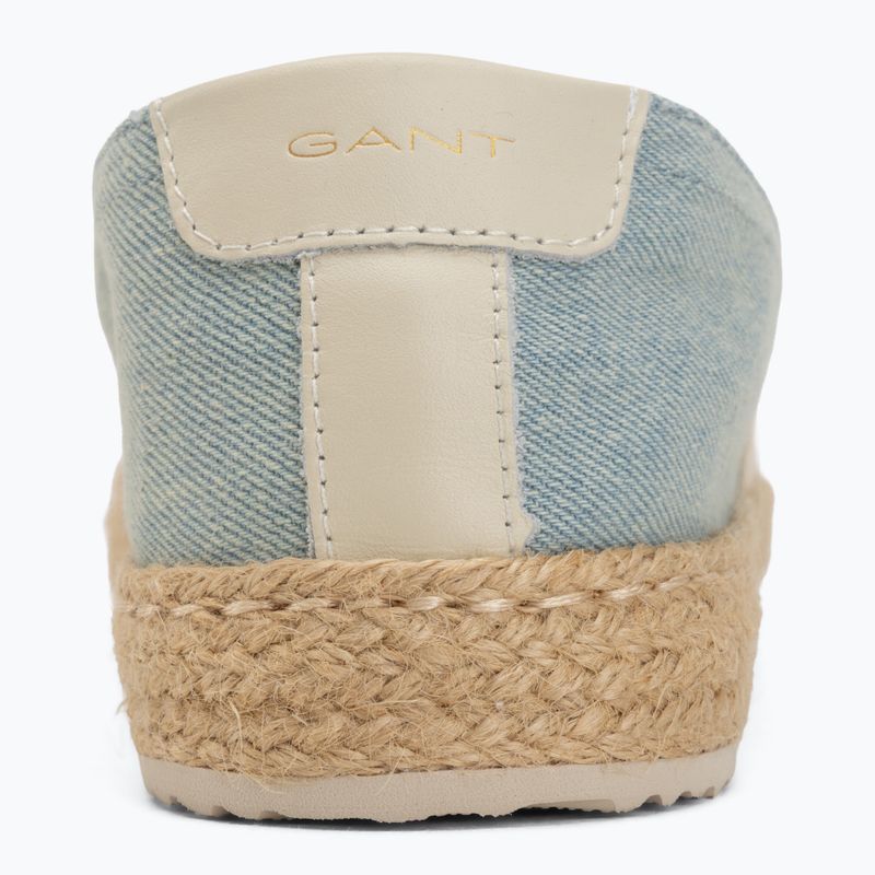 Dámske espadrilky GANT Raffiaville light blue/cream 6