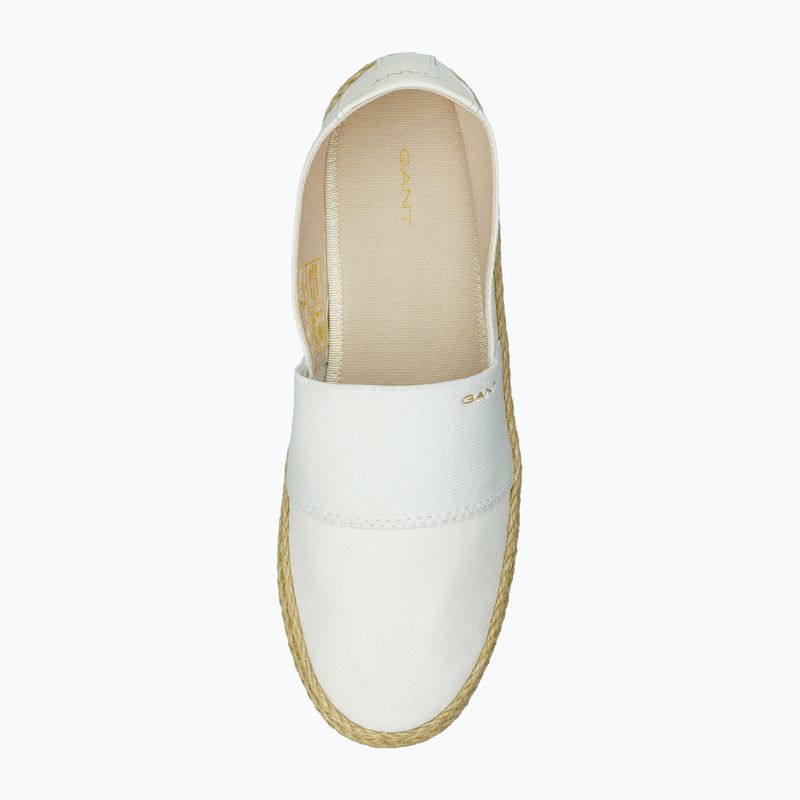 Dámske espadrilky GANT Raffiaville off white 5