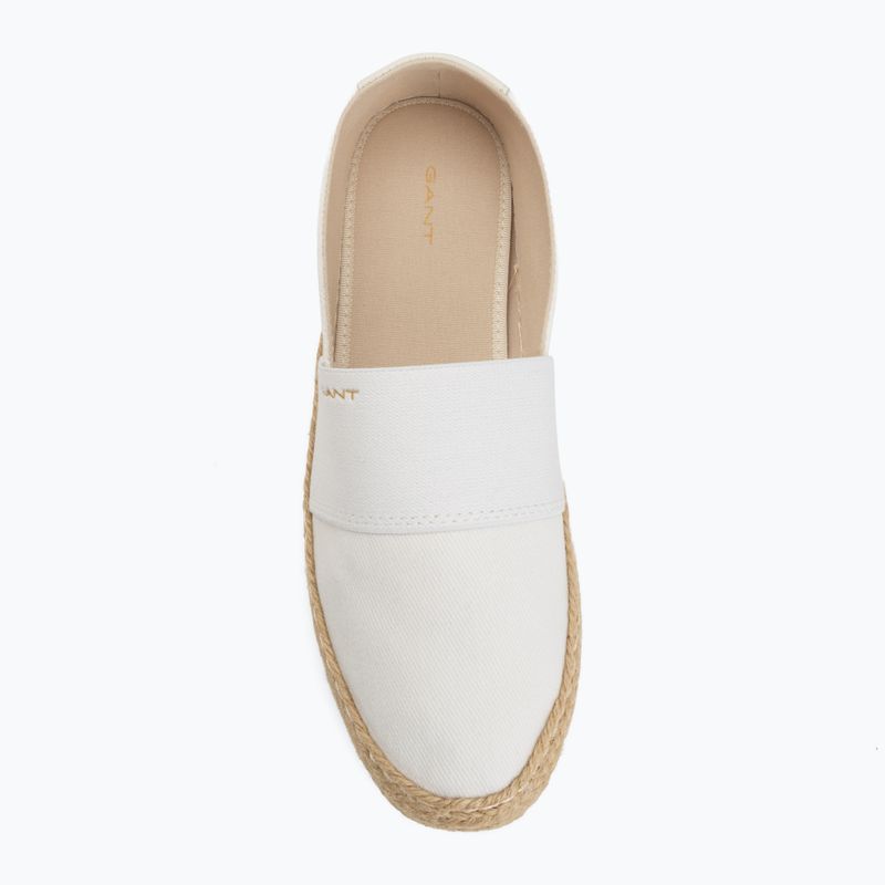 Dámske espadrilky GANT Raffiaville off white 5