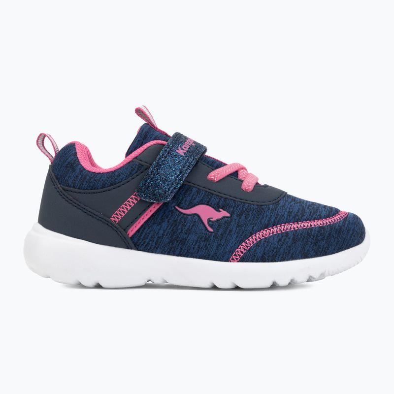 Detské topánky KangaROOS KY-Chummy EV dark navy/fandango pink 2