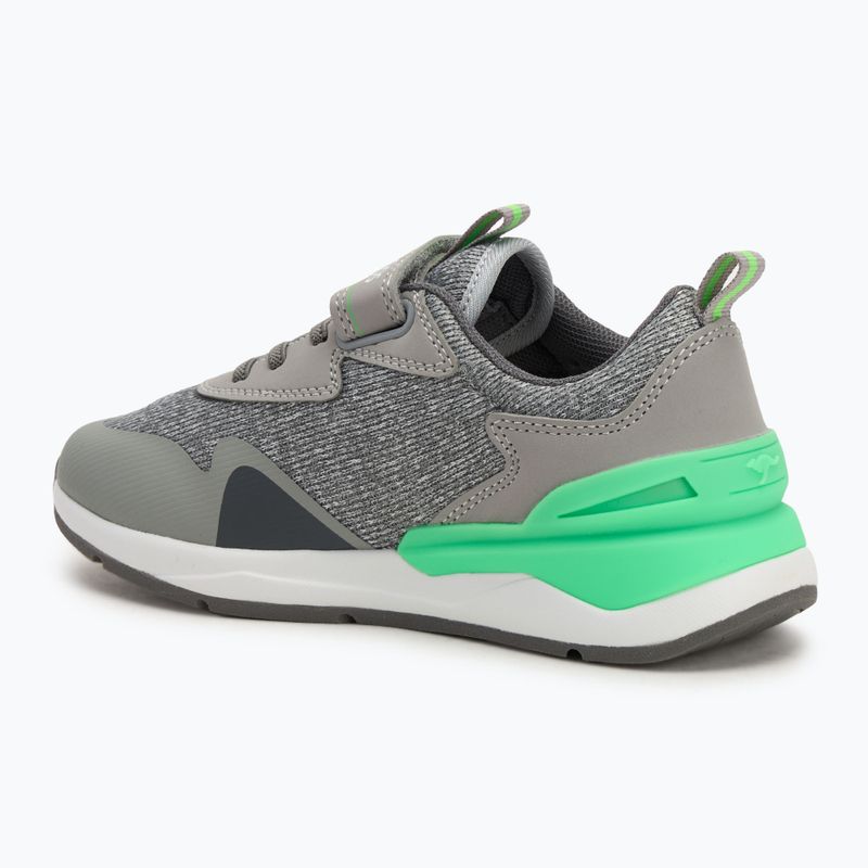 KangaROOS KD-Gym EV detská obuv vapor grey/neon green 3
